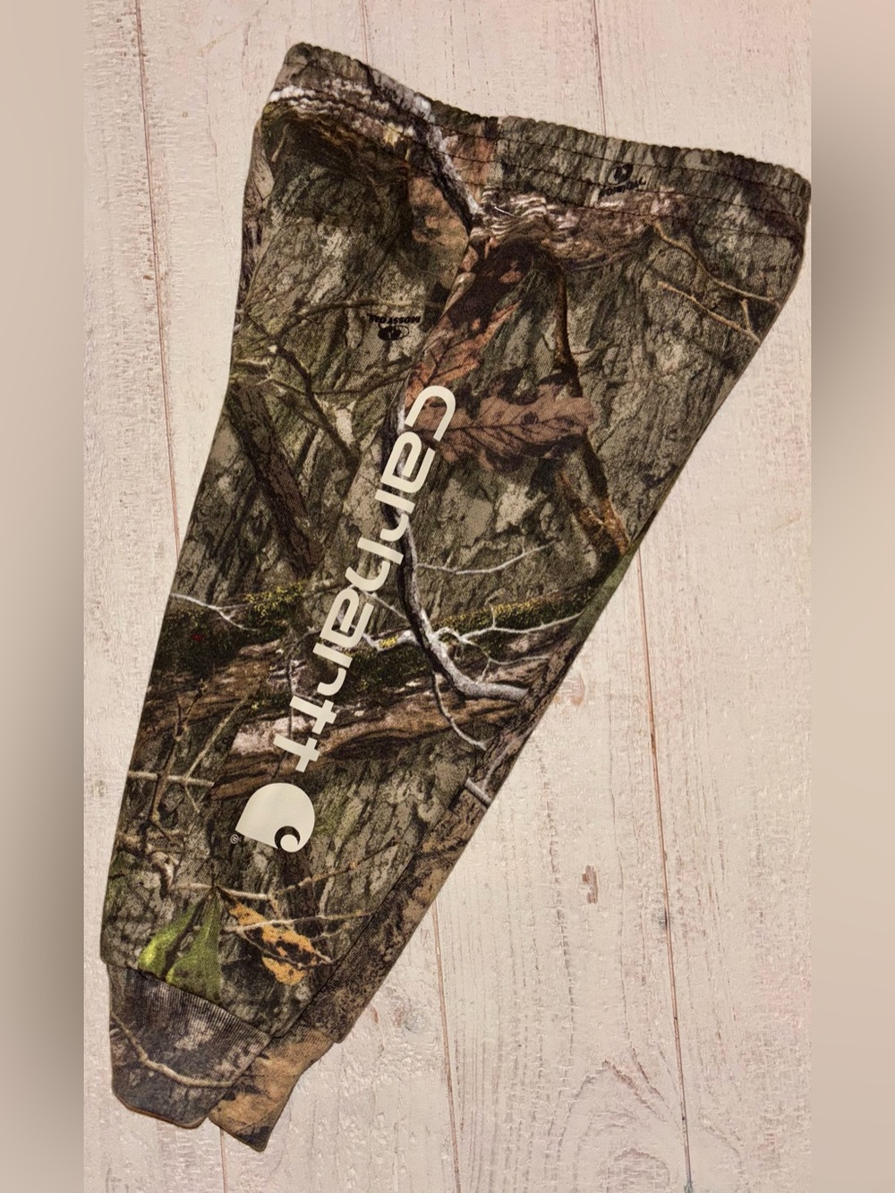 NEW! Carhartt Kids Realtree Camo Joggers with White Logo